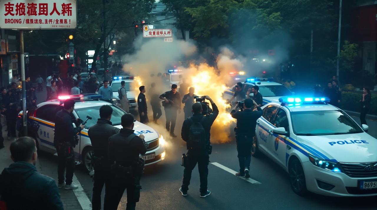 今日大瓜网站 - 某剧组在拍摄地发生冲突，警方介入调查